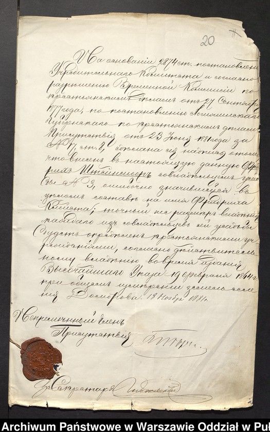 image.from.unit.number "O urządzaniu chłopów byłej rządowej wsi Dąbrowa, gm. Jasienica"