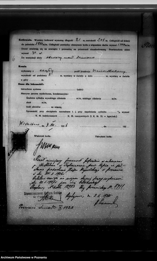 Obraz 10 z jednostki "Mleczarnia w Wiskitnie pow. bydgoski własność Altmann nr woj. 5711"