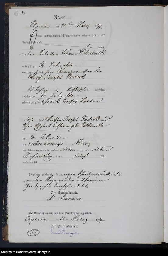 image.from.unit.number "Sterbe-Neben-Register Nr 1 - 76"