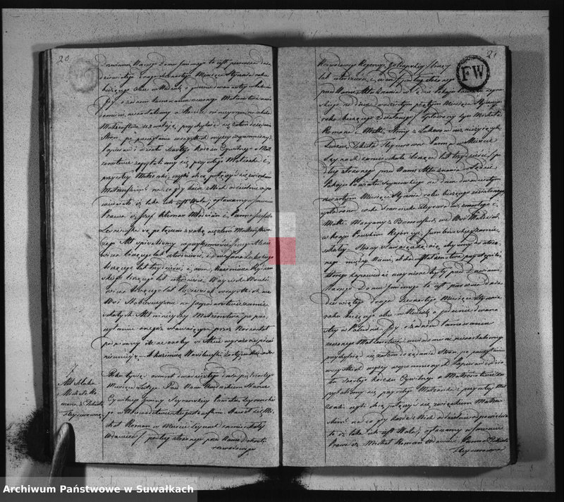 image.from.unit.number "Akta zaślubionych stanu cywilnego gminy seyneńskiey od 1-go stycznia 1820 roku."