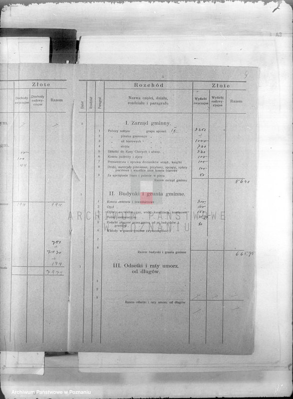 Obraz 14 z jednostki "Budżet i sprawy rachunkowo-kasowe Skalmierzyc Nowych"