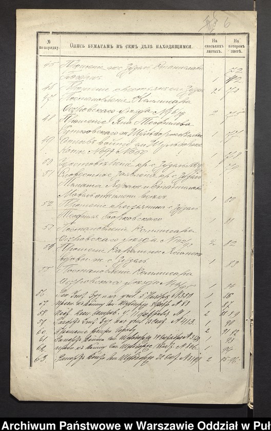 image.from.unit.number "O urządzaniu chłopów byłej rządowej wsi Zuzel wchodzącej w skład byłej ekonomii Kałęczyn, gm. Szulborze Koty"