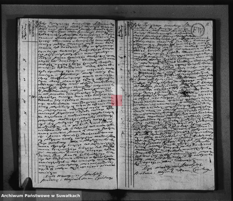 image.from.unit.number "Akta Zaślubionych Gminy Bakałarzewskiey"