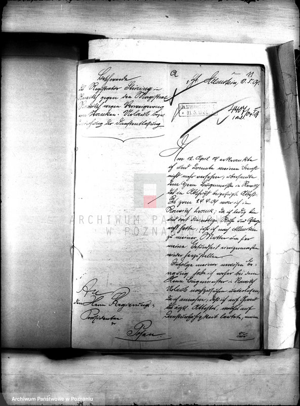 Obraz 14 z jednostki "Die Austellung und Versongung der Kommunalbeamten auf Grund des Gesetzes vom 30 Juli 1899 r."