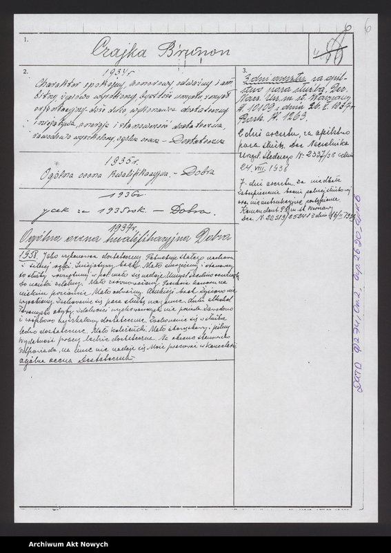 image.from.unit.number "Akta osobowe policjanta z województwa tarnopolskiego - Czajka Brunon"