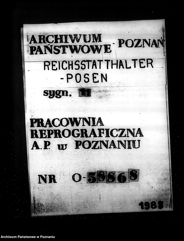 Obraz 1 z jednostki "Rundschreiben des Reichsstatthalters"