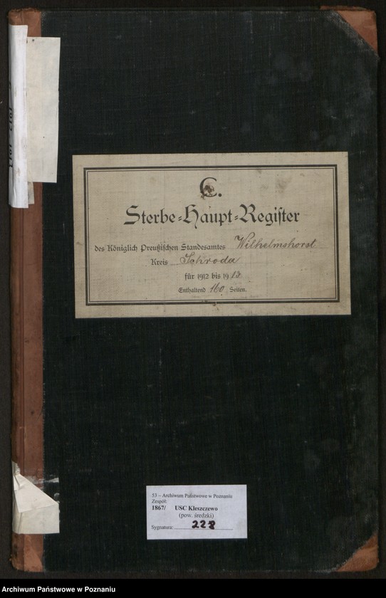 Obraz 2 z jednostki "Sterbe-Haupt-Register"