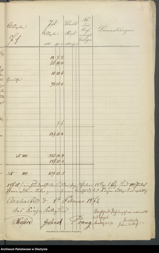 image.from.unit.number "Kirchen-Kassen Rechnung für Mahnsfeld"