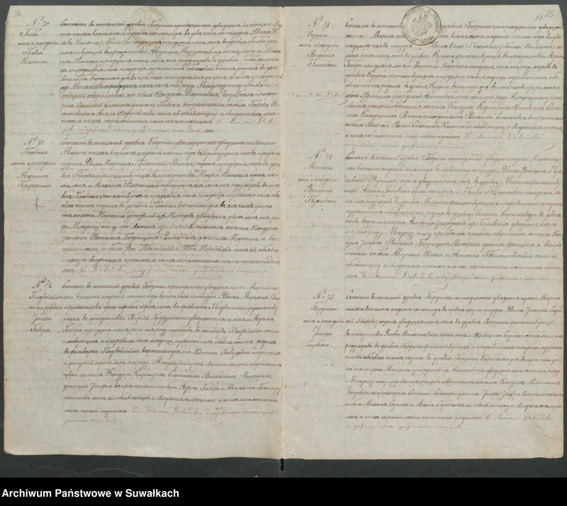image.from.unit.number "Duplikat Uroždennych, Umeršich i Brakosočetavšichsja Berznickago R.K. Prichoda"
