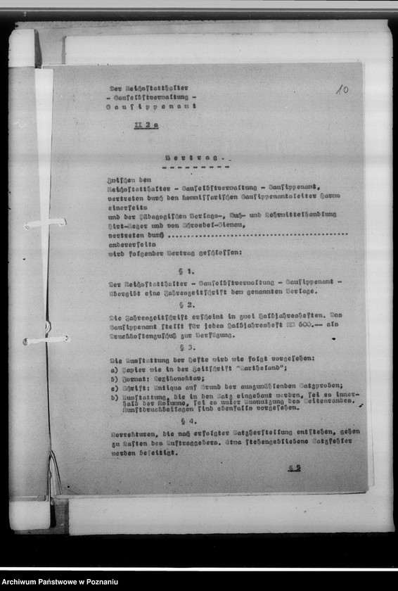 Obraz 14 z jednostki "Zeitschrift für ostdeutsche Sippenforschung [korespondencja w sprawie prospektu wydawnictwa, umowa z Wydawnictwem Pedagogicznym]"