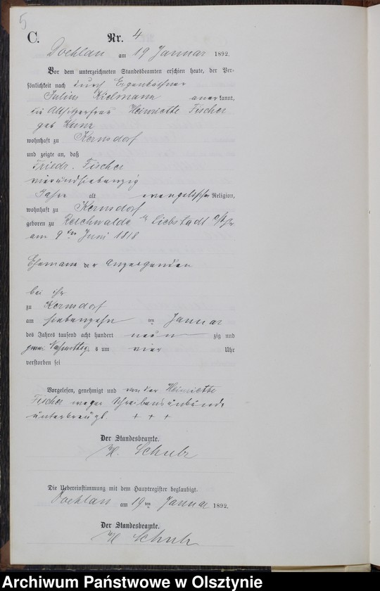 image.from.unit.number "Sterbe-Neben-Register Nr 1 - 33"