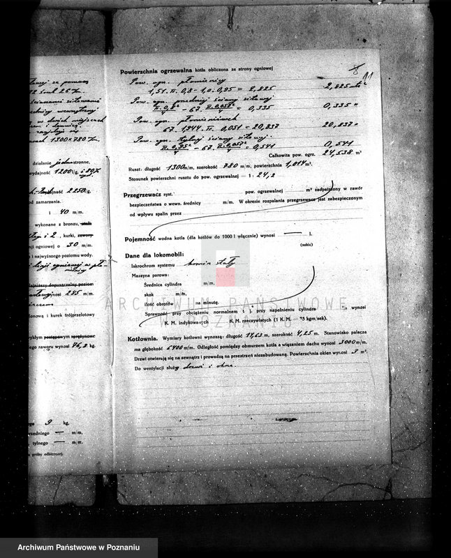 Obraz 16 z jednostki "Tartak firmy Klessa, Błaszczyński nr fabr. 568 kotła nr porz. 152 kotła"