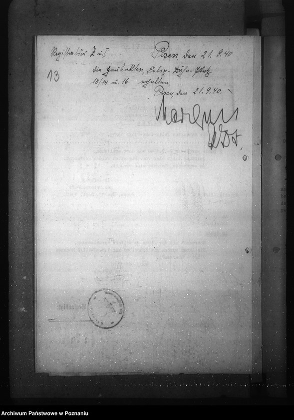 Obraz 17 z jednostki "Inanspruchnahme der Gebäude Felix- Dahn- Platz 13 - 15"