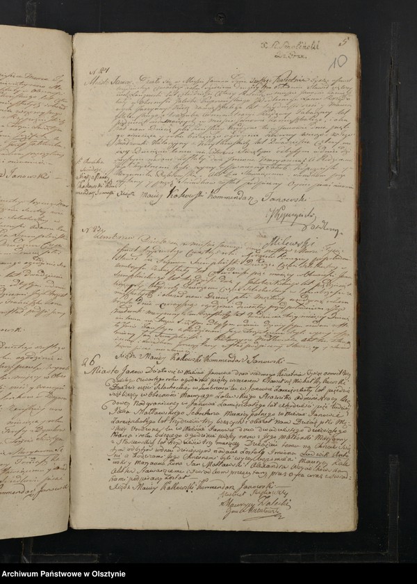 image.from.unit.number "Akta Urodzenia, Zeyścia y Małżeństw Gminy Janowskiey Obwodu Przasnyskiego Wojewodztwa Płockiego za Rok 1834"