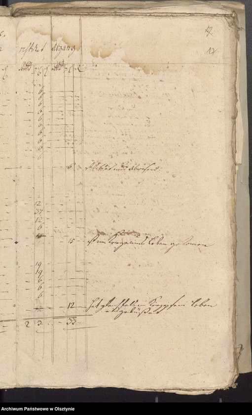 image.from.unit.number "Jahr Kirchen Rechnung der Seehestenschen Kirchen aller Einnahme und Ausgabe wie auch Bau-Rechnung"
