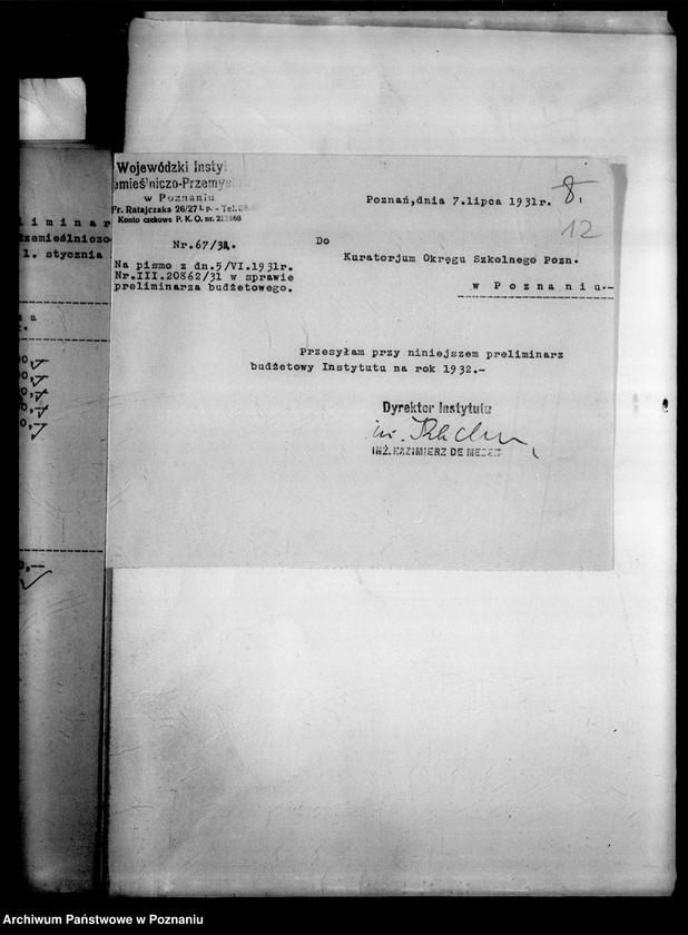 Obraz 15 z jednostki "[Szkoły zawodowe - akta ogólne]"