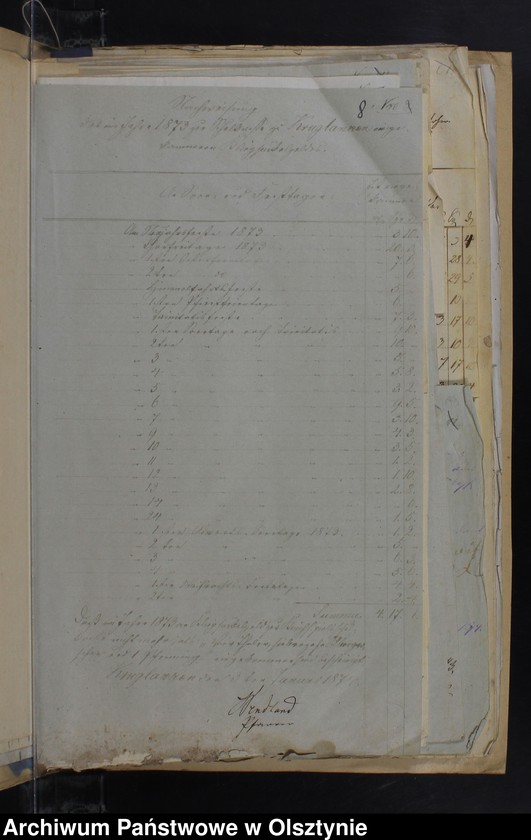 image.from.unit.number "Beläge zur Kirchspiels Schul-Kassen Rechnung von Kruklanken"