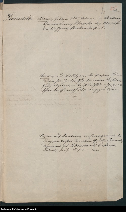 Obraz 6 z jednostki "A. betr. Familie von Koszutski"