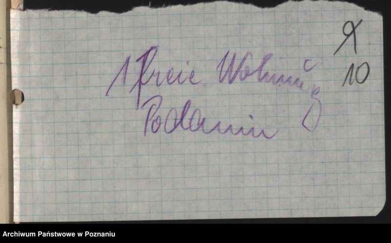 Obraz 13 z jednostki "Umsiedlungsmeldungen der SS - Arbeitsstäbe - Kreis Posen - Land [Powiat - Poznań]"