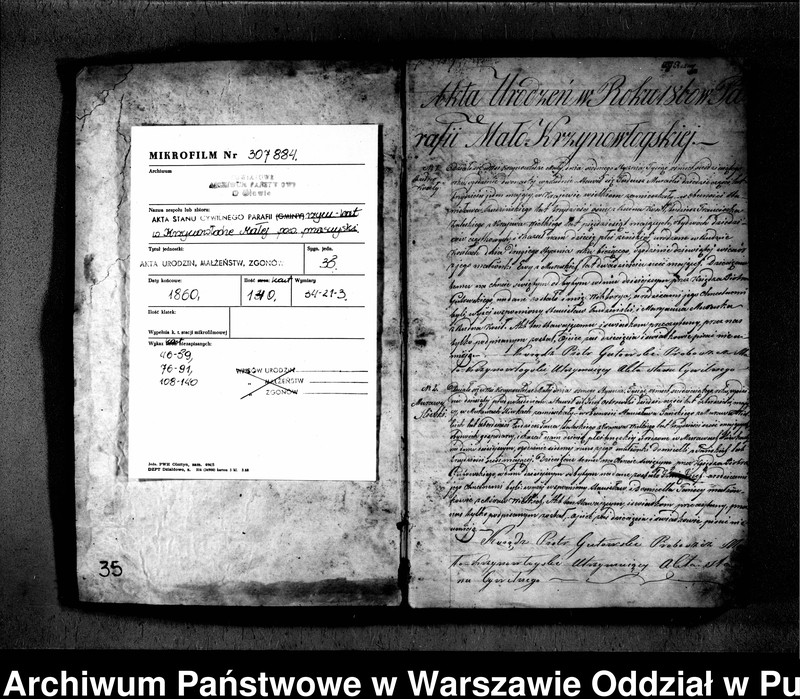 image.from.unit.number "Akta urodzeń, małżeństw i zgonów"