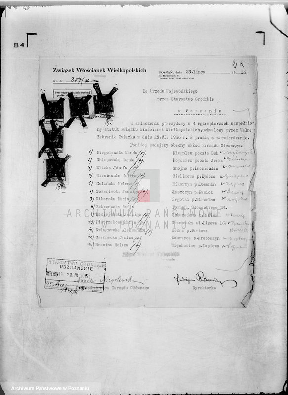 Obraz 6 z jednostki "/Związek Włościanek Wielkopolskich/"