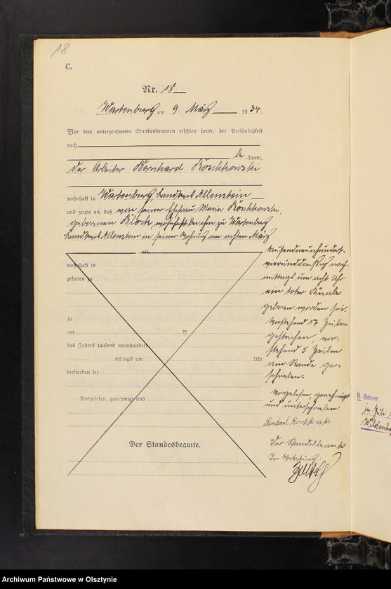 image.from.unit.number "Sterbe-Haupt-Register Nr 1 - 98"