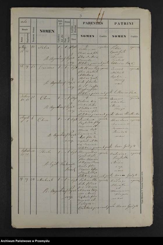 image.from.unit.number "[Odpisy ksiąg urodzeń, małżeństw, zgonów parafii rzymskokatolickiej Wyżyniany z 1862 roku]"