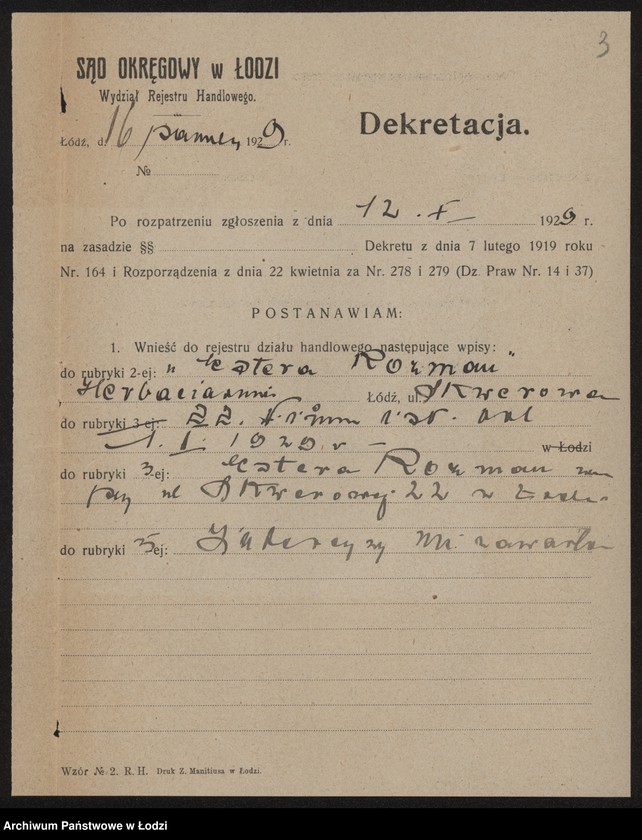 Obraz 5 z jednostki "Estera Rozman – herbaciarnia"