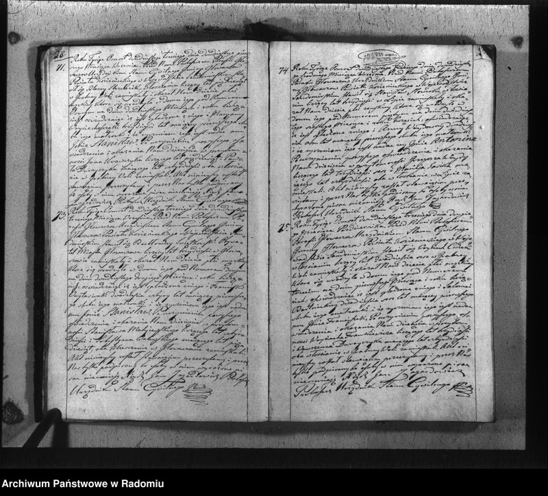 image.from.unit.number "Akta cywilne miasta Głowaczew na rok 1823"