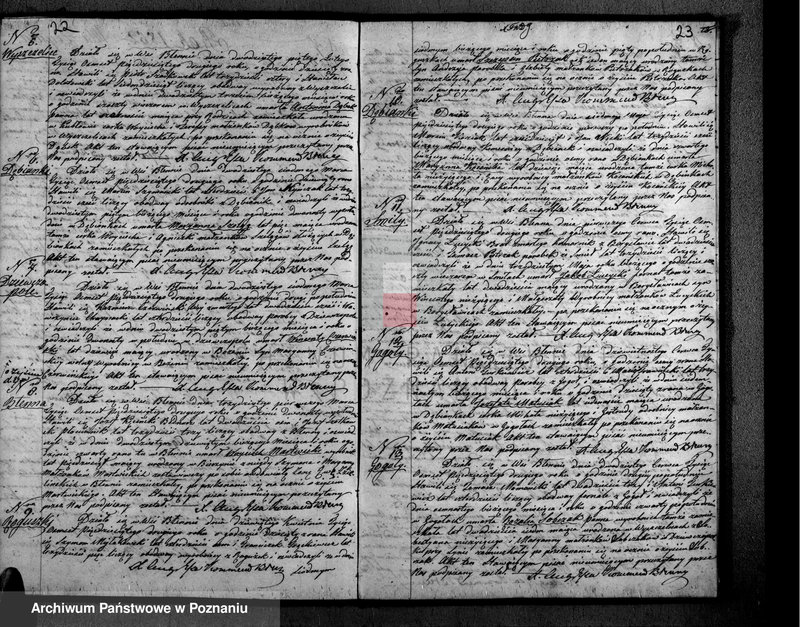 Obraz 14 z jednostki "Duplikat urodzonych, zaślubionych i zgonów"