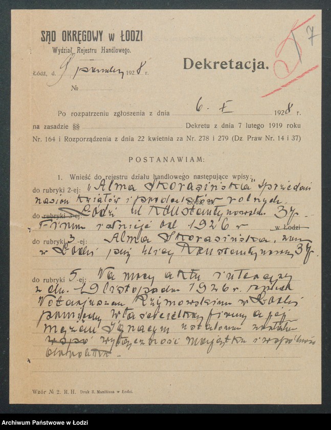 Obraz 9 z jednostki "Alma Skorasińska- sprzedaż nasion kwiatów i produktów rolnych"