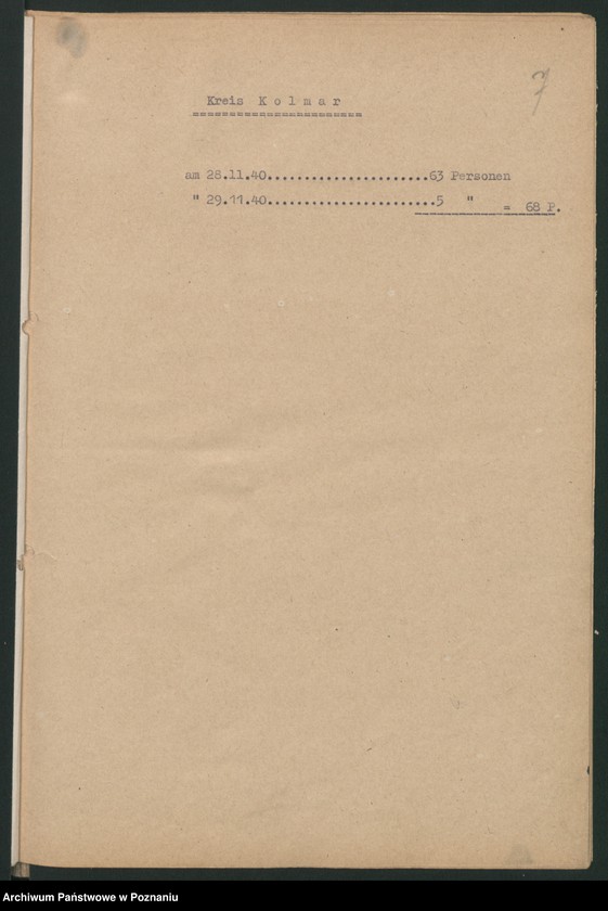 Obraz 10 z jednostki "[Wysiedlanie Polaków w poszczególnych powiatach "Kraju Warty"]"