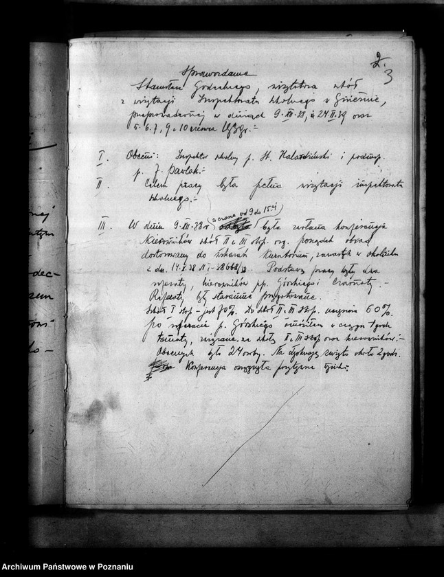 Obraz 7 z jednostki "Inspektorat Szkolny-Gniezno [korespondencja różna]"