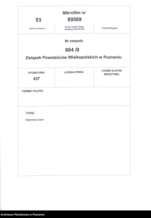 Obraz 2 z jednostki "Wkroczenie wojsk powstańczych do Roska powiat Czarnków."