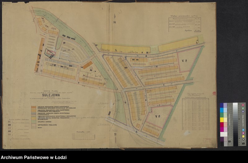 Obraz 1 z jednostki "Odrys planu terenów miejskich w północno-wschodniej części miasta Sulejowa położonych a przeznaczonych pod targowicę i place budowlane"