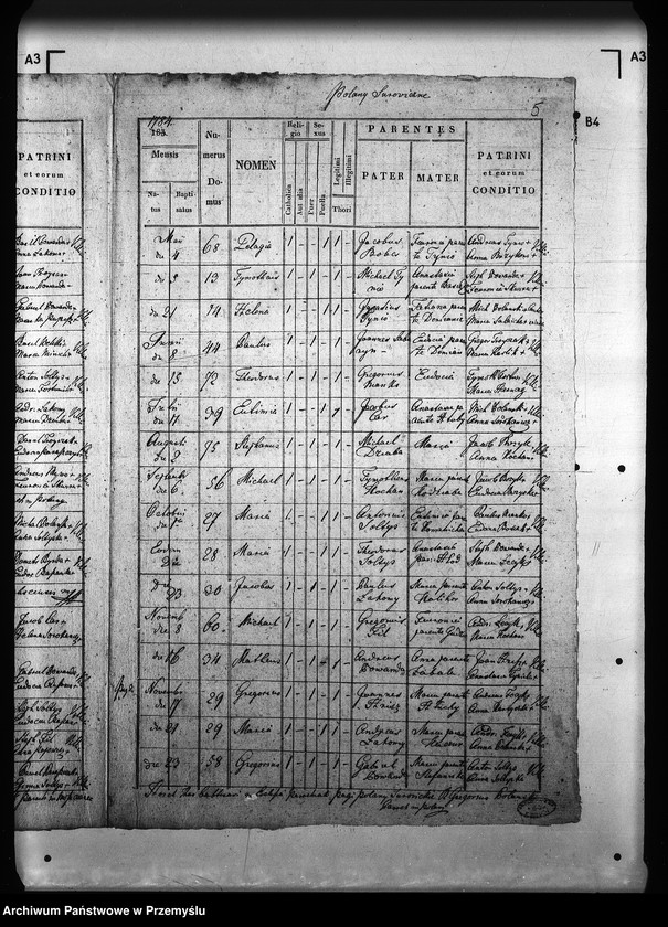 Obraz 9 z jednostki "[Kopie ksiąg metrykalnych parafii Polany Surowiczne z filią Wernejówka (dekanat Rymanów)]"
