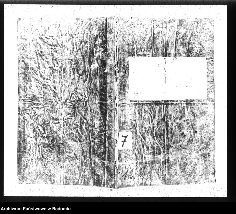 image.from.unit.number "Księga urzędnika stanu cywilnego gminy Głowaczowskiey z roku 1817"