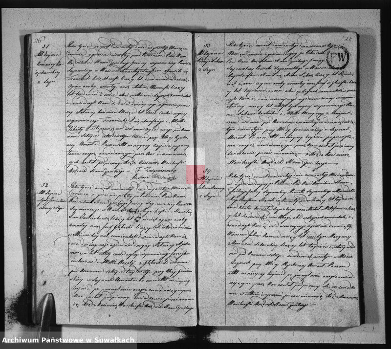 image.from.unit.number "Akta zeszłych stanu cywilnego gminy seyneńskiey od 1-go stycznia 1820 roku."