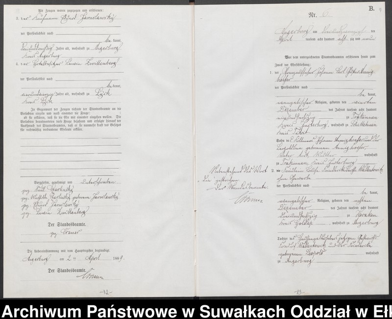 image.from.unit.number "Heiraths-Neben-Register des Preussischen Standes-Amtes Angerburg Kreis Angerburg"