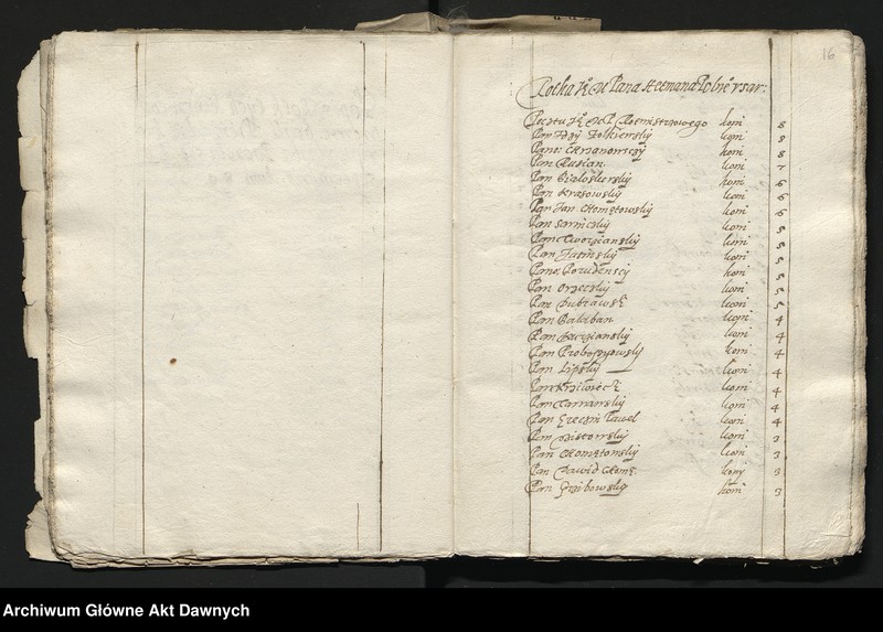 image.from.unit.number "Zbiór pism rozmaitych Wydziału Wojskowego tyczących, w. XVI - XVIII"