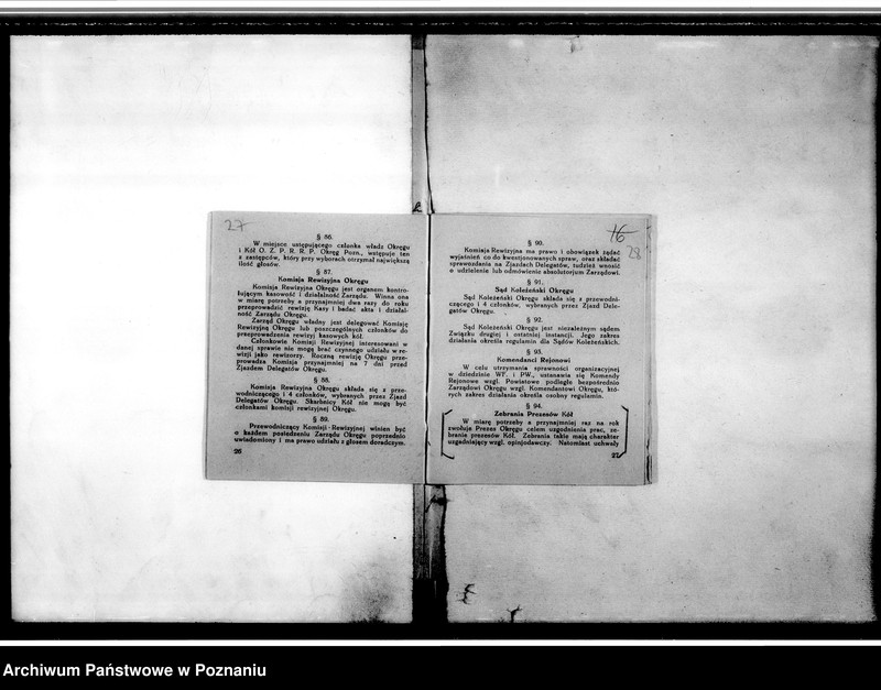 Obraz 20 z jednostki "Sprawozdania z zebrań związku - Koło Środa. Statut i regulamin"