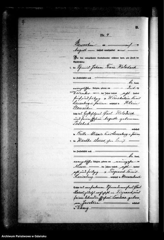 image.from.unit.number "Księga małżeństw"