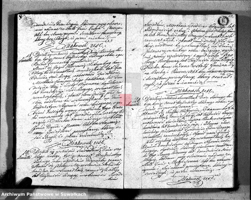image.from.collection.number "Ważne, ciekawe, zaskakujące. Dokumenty z ksiąg stanu cywilnego.111"