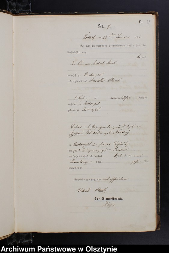 image.from.unit.number "Sterbe-Haupt-Register Nr 1 - 109"