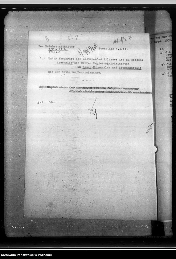 image.from.unit.number "Sparkassen - korespondencja"