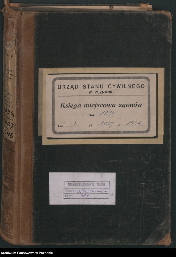 Obraz 2 z jednostki "Księga zgonów t. III"