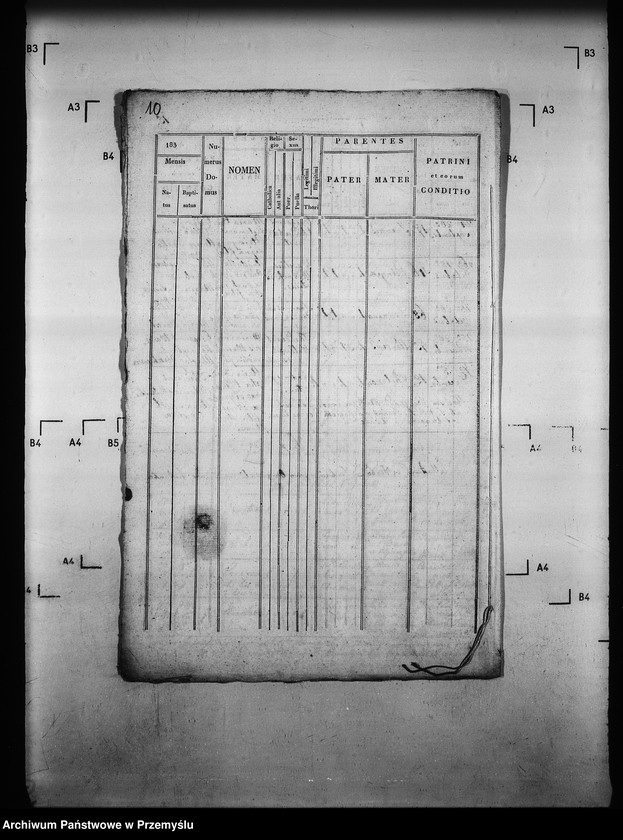 Obraz 16 z jednostki "[Kopie ksiąg metrykalnych parafii Regetów Wyżny z filiami Regetów Niżny, Skwirtne (dekanat Gorlice)]"