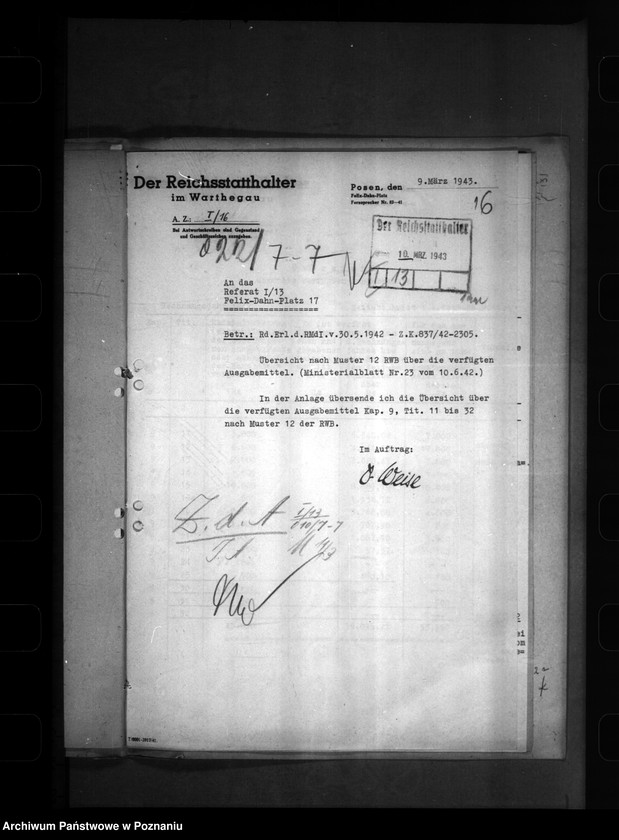 Obraz 20 z jednostki "Archivverwaltung"