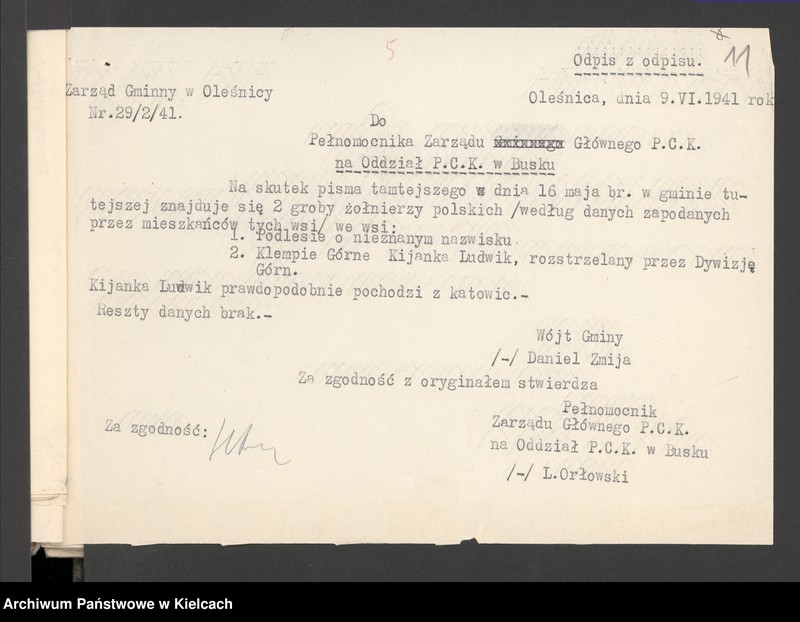 image.from.unit.number "Wykaz poległych żołnierzy w czasie działań wojennych 1939 r. na terenie powiatu Busko"