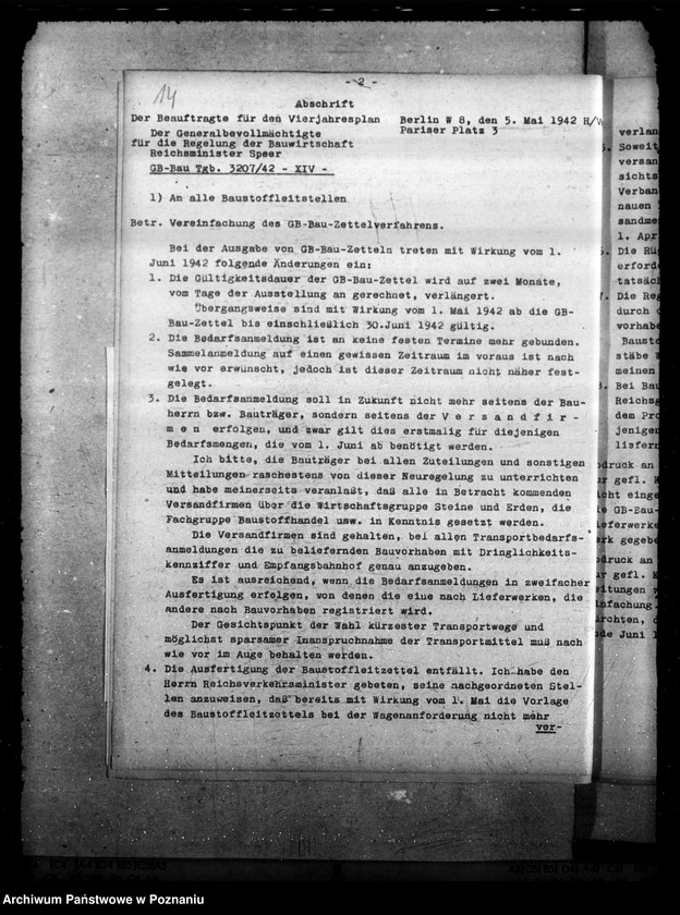 Obraz 19 z jednostki "Zuweisung beschlagnahmter Grundstücke. Schulgrundstück. Liquidierung der polnischen Schulvereine. Sommerkolonie- Komitee"